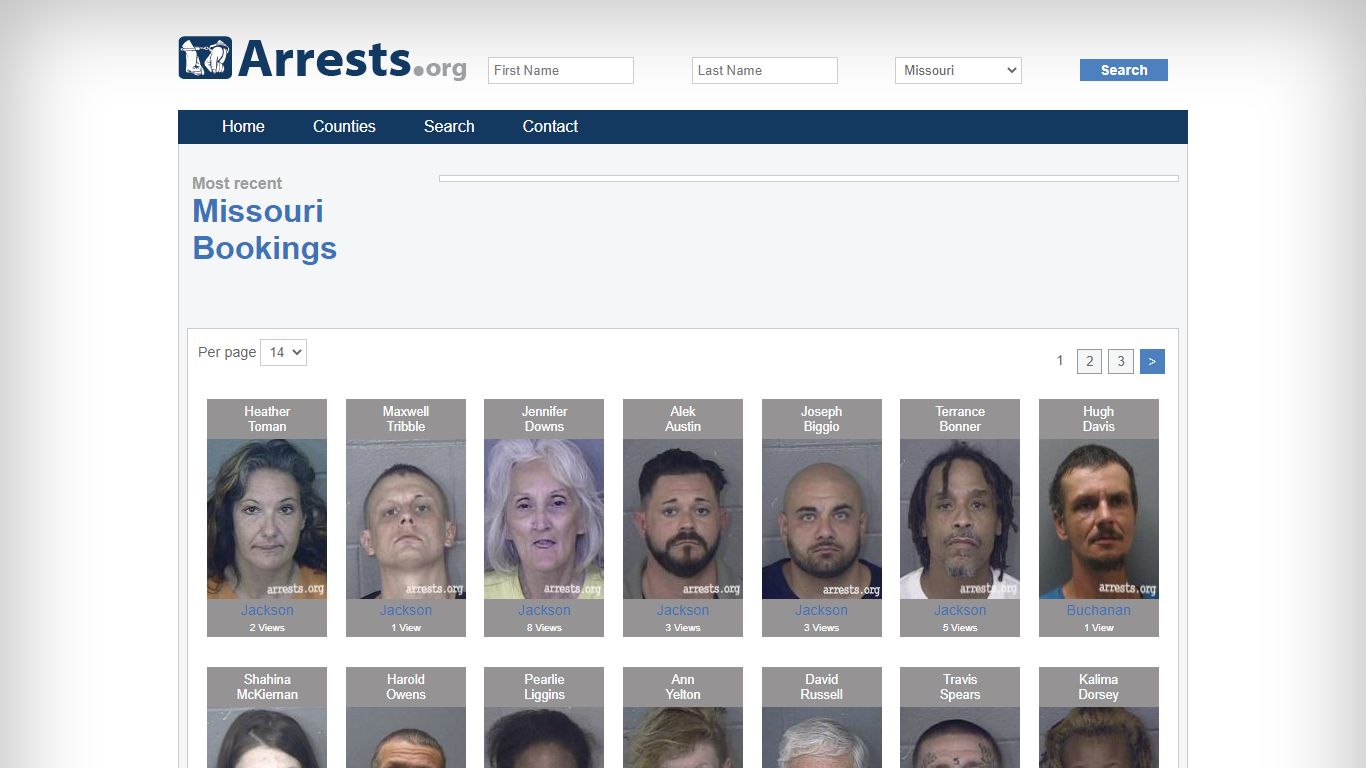 Missouri Arrests and Inmate Search